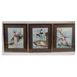 Set of 3 Traditional Chinese Portraits