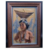 Art "Filipino Girl" by Lehmann