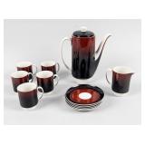 Mid-Century Cmielów Porcelain Tea Set