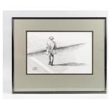 J. Michael Gatlin "Study for Longrider" Sketch