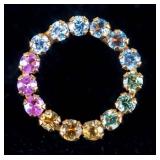 Jewelry 10K Gold Circle Pendant