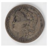 Coin 1882-O/S Morgan Silver Dollar in Good