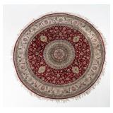 Kashmiri Traditional Circular Area Rug