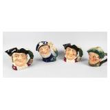 Set of 4 Royal Doulton Character Jugs