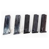 5 Beretta 92 Magazines 17 & 15 Round Capacity