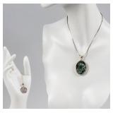 Jewelry Sterling Silver/Seraphinite Necklaces
