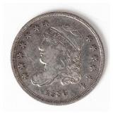 Coin 1836 Liberty Cap Half Dime in Fine