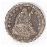 Coin 1856-O Liberty Seated Quarter in Fine