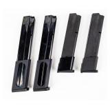 Lot Of 4 Beretta 92/M9 Extended Factory Magazines