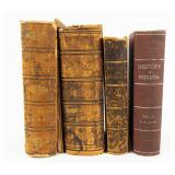Lot of 4 Antique Books on Indiana History