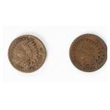 Coin (2)  Indian Head Cents 1861 & 1866