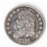 Coin 1831 Liberty Cap Half Dime in Very Fine+