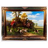 "English Fox Hunting" Axel W. Larsen Art