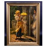 Oil Painting "Dalagang Bukid" Fernando Amorsolo