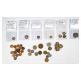 Coin Assorted World Coins with Silver