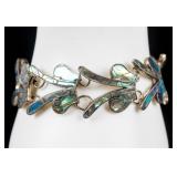 Jewelry Sterling Silver Abalone Bracelet