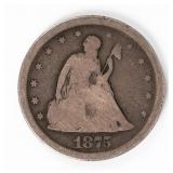 Coin 1875-S Twenty Cent Piece in Good