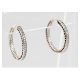 Jewelry Sterling Silver Pandora Hoop Earrings