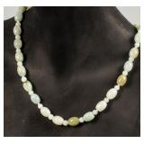 Jewelry Sterling Silver/Jadeite Necklace