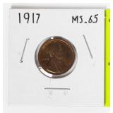 Coin 1917 Lincoln Cent Brilliant Uncirculated