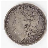 Coin 1878 8TF  Morgan Silver Dollar in Fine