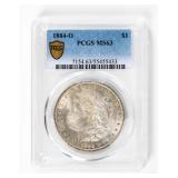 Coin 1884-O Morgan Silver Dollar PCGS MS63