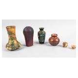 Lot of 6 Unique Rare Vintage Mini Vases