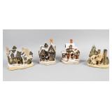 Lot of 4 David Winter Cottages