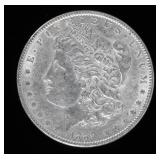 Coin 1889 Morgan Silver Dollar in Almost Unc.