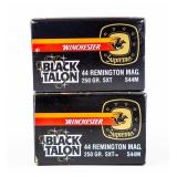 Ammo 40 Rounds .44 Mag Black Talon