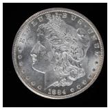 Coin 1884-CC Morgan Silver Dollar  Brilliant Unc.