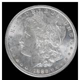 Coin 1886 Morgan Silver Dollar in Brilliant Unc.