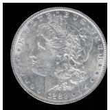 Coin 1883-O Morgan Silver Dollar in Almost Unc.