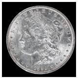 Coin 1890 Morgan Silver Dollar in Brilliant Unc.