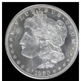 Coin 1880-S Morgan Silver Dollar B. Unc. DMPL