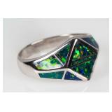Jewelry Sterling Silver Opal Ring