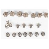 Jewelry Sterling Silver Button Covers/Accessories