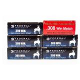 Ammo 120 Rounds Of Black Hills & Federal .308 Win.
