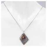 Jewelry Sterling Silver Phoenix Suns Necklace