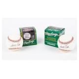 Set of 2 Johnny Bench Autographed Baseballs