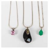 Jewelry 3 Sterling Silver Necklaces