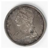 Coin 1839 Capped Bust Half Dollar in Very Fine