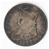 Coin 1823 Capped Bust Half Dollar in Very Good