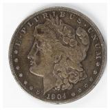 Coin 1904-S Morgan Silver Dollar in Very Good