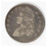 Coin 1836 Capped Bust Half Dollar in Fine