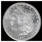Coin 1881-S Morgan Silver Dollar in Brilliant Unc.