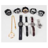 Jewelry 9 Menï¿½s Wrist Watches & Pocket Watch