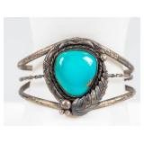 Jewelry Sterling Silver Turquoise Cuff Bracelet