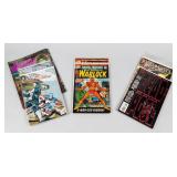 Marvel Comic Keys: Warlock, Deadpool, Punisher +