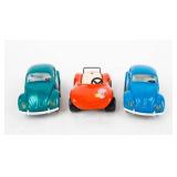Lot Of 3 Vintage Tonka VW Bugs & Dune Buggy